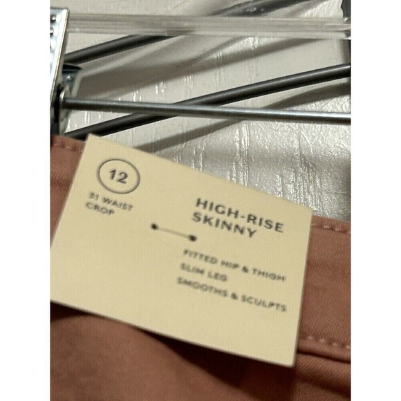 Universal Thread Women's High-Rise Cropped Skinny Jean 12/ 31 Vintage Rose NWT - Picture 8 of 16